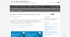 Desktop Screenshot of denizkilinc.com